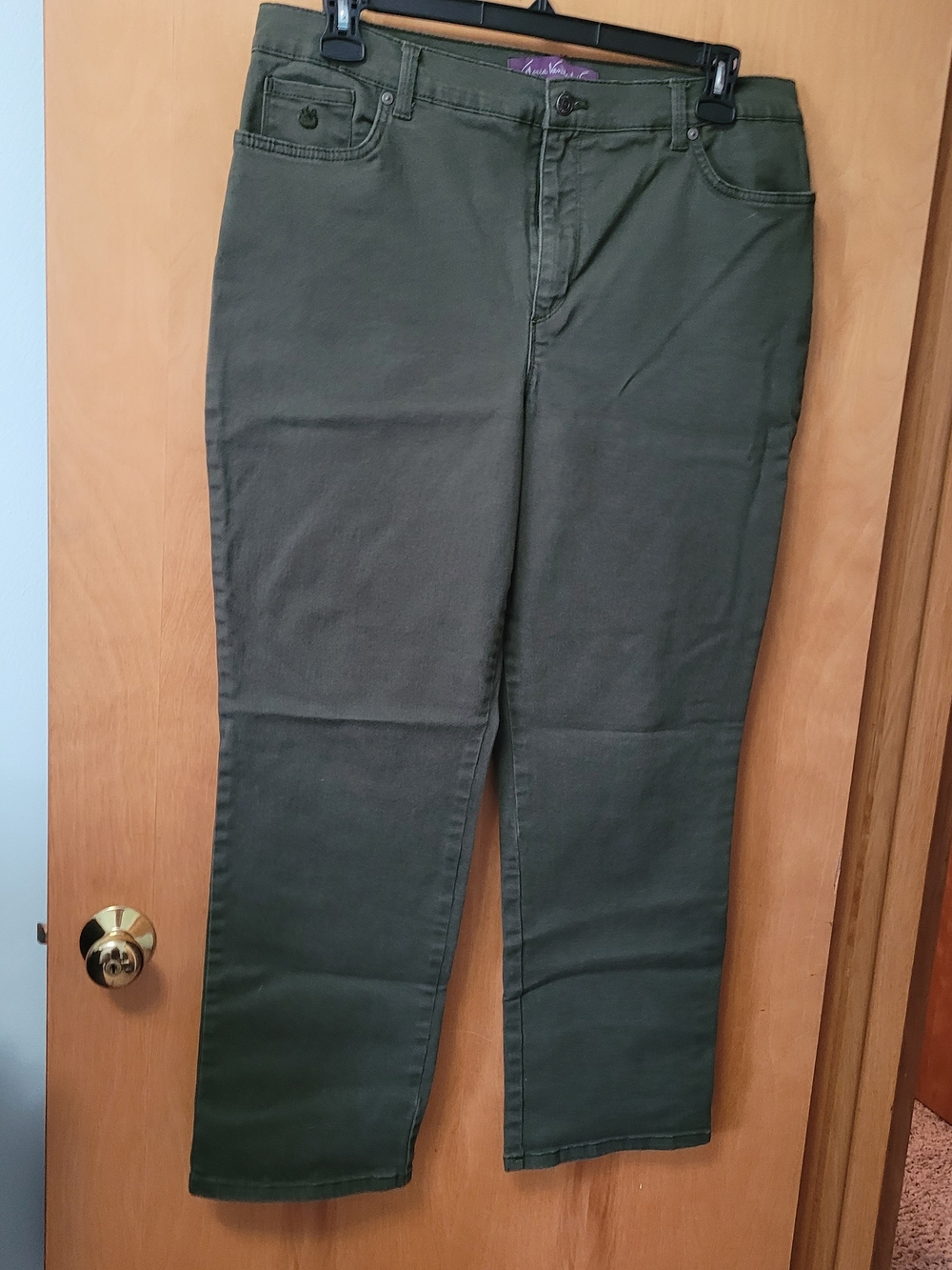 Gloria Vanderbilt Dark Olive Jeans